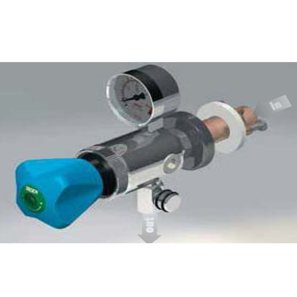 Built-in Mounting Fitting With Flow And Pressure Regulation Valves