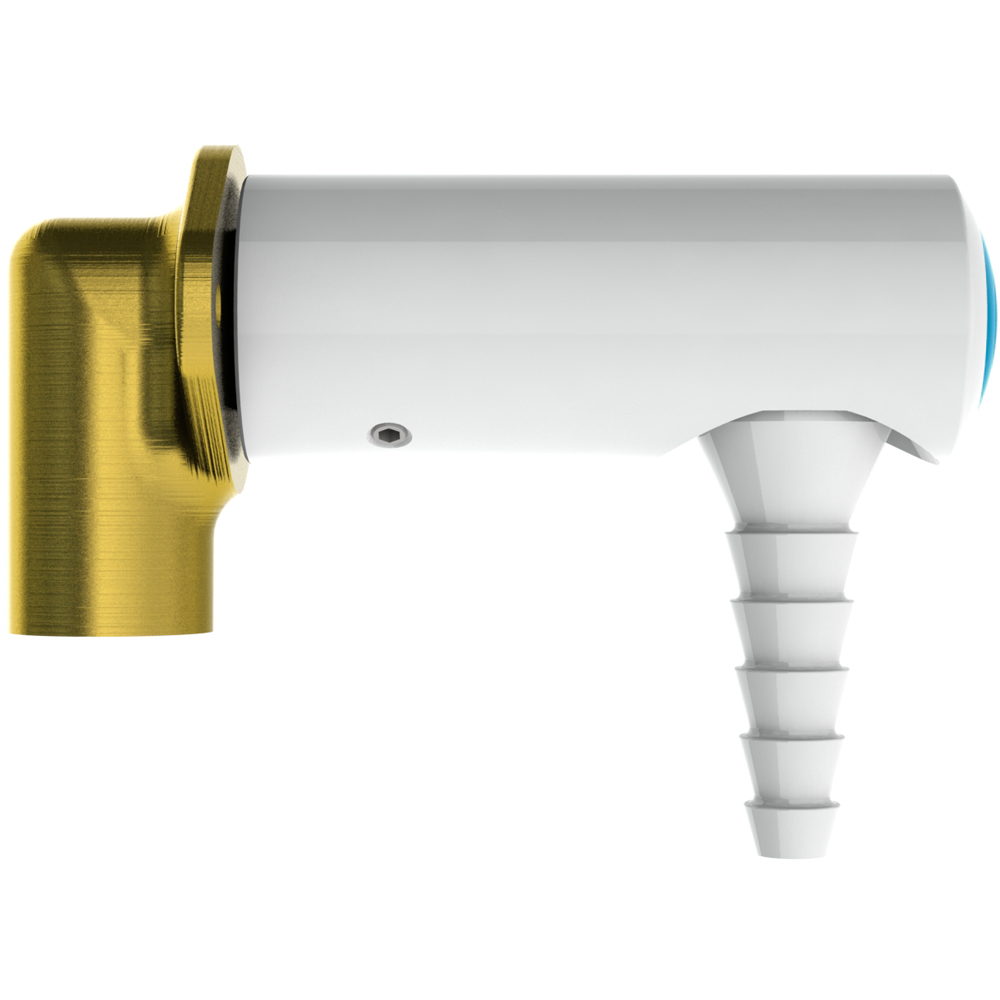 Outlet for Technical 4.0 Gases / Oxygen - With Fixed Nozzle and Standout of 53mm