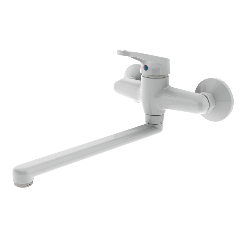 Single Handle Mixer Bench Mounted with Hand Shower (Pipe OD = 10mm) - S = 180mm